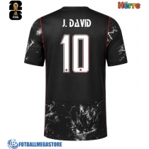 Fotballdrakt Herre Canada Jonathan David #10 Bortedrakt VM 2026 Kortermet